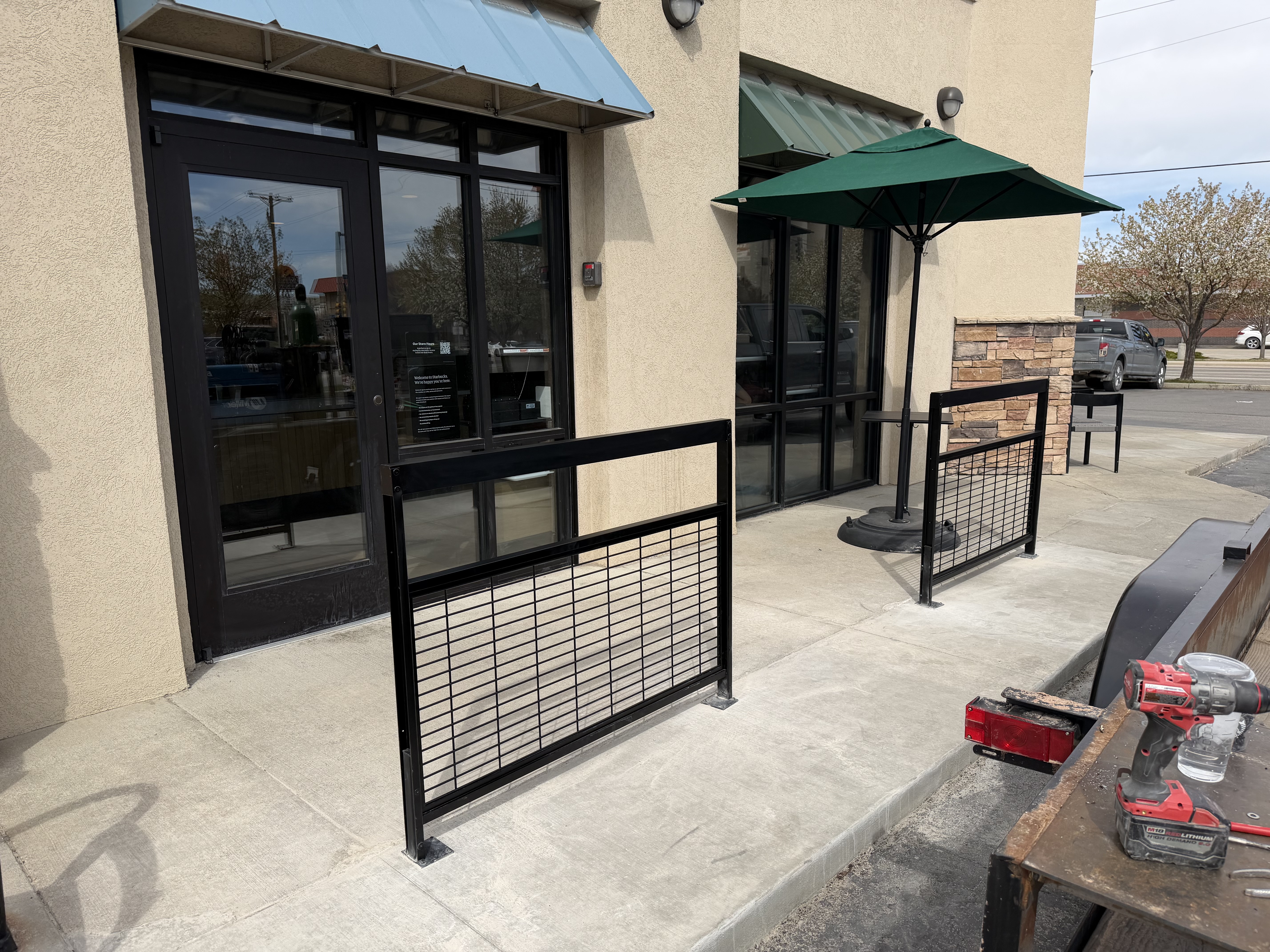 Custom barrier fence fabrication & install