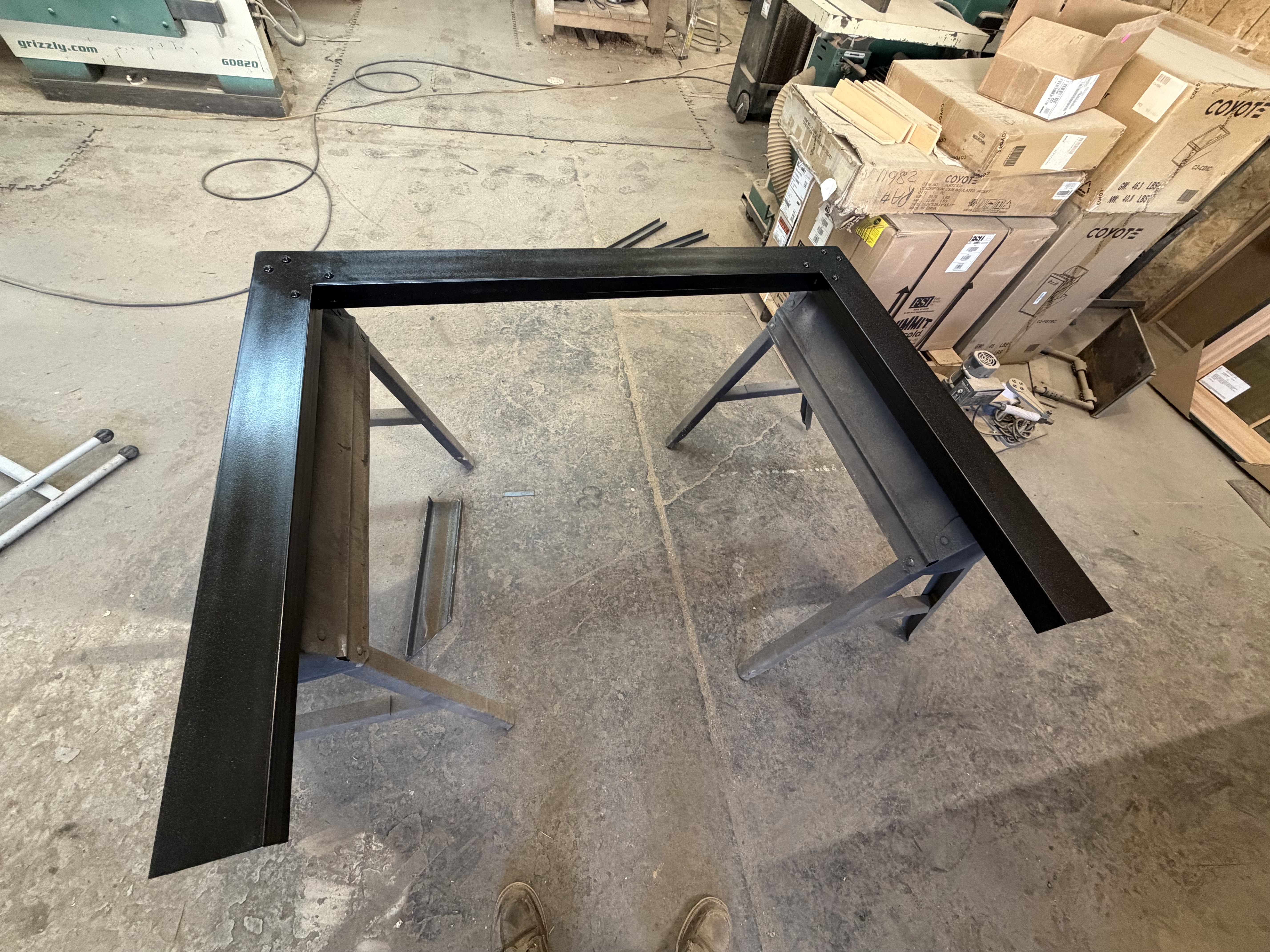 Custom fireplace shroud 